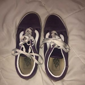 Purple old skool vans
